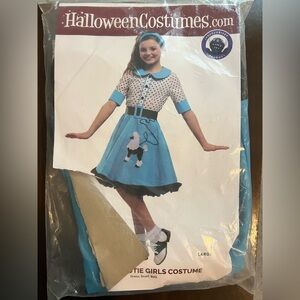 Girls Poodle Skirt Costume